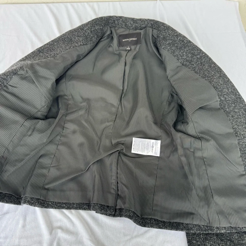 NWOT BANANA REPUBLIC FACTORY Wool Blend Jacket - Women's Size 2 - Picture 6 of 7